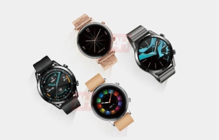 Информацию о новинках от HUAWEI обнародовали за сутки до презенации. Дизайн и расцветки Huawei Watch GT 2. Фото.