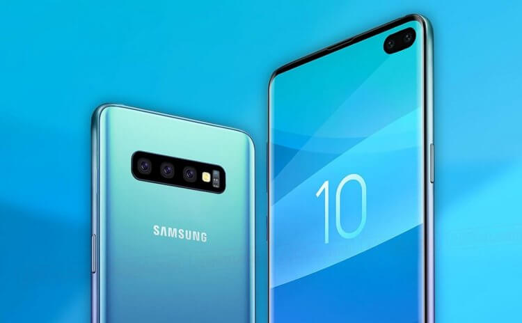 Как избавиться от «пустых» уведомлений на Android 10 на Samsung? Рекламный постер Samsung Galaxy S10. Фото.