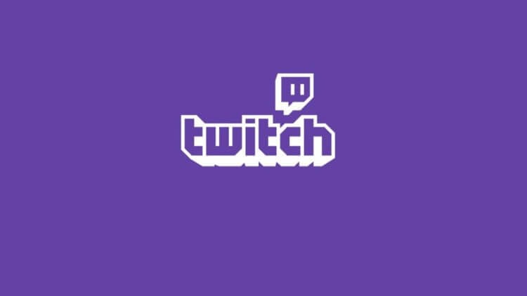 Twitch — сайт для стримеров и их фанатов. Стандартное, но узнаваемое лого твича. Фото.