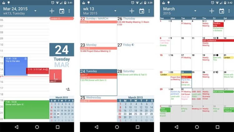 Я календарь переверну: Лучшие приложения-календари для Android. aCalendar — Самый функциональный календарь. Фото.