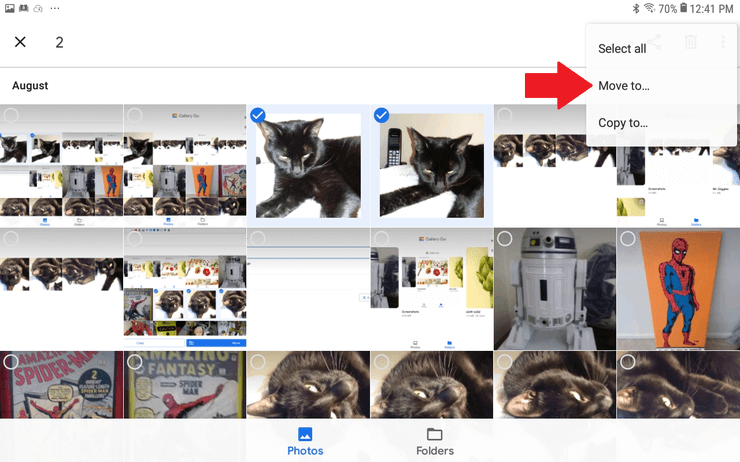 Gallery Go от Google: что это такое и как этим пользоваться. Перемещение и удаление фотографий. Фото.