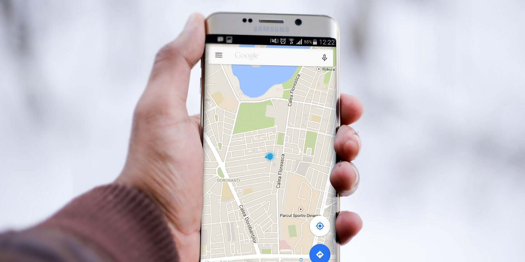 Google Map в телефоне
