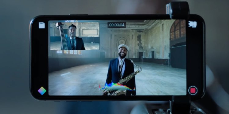 Одновременная съёмка на две камеры. Фото.