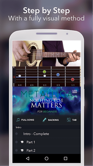 Android-приложения, которые обучат вас игре на гитаре. Coach Guitar — Ваш персональный учитель. Фото.