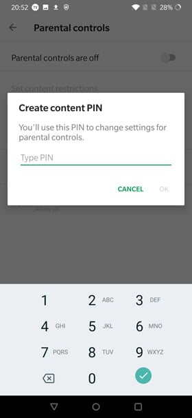Включите опцию безопасного поиска. Android позволяет заблокировать ряд ресурсов, не прибегая к помощи сторонних программ. Фото.