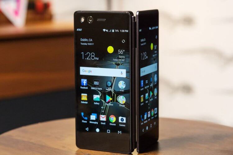 Продажи смартфонов с двумя экранами. ZTE Axon M во всей красе. Фото.