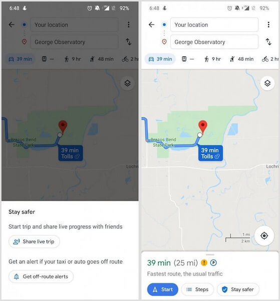 Как отправить свое местоположение в Google Maps. Stay Safer — новая функция Google Maps, которая может спасти вам жизнь. Фото.
