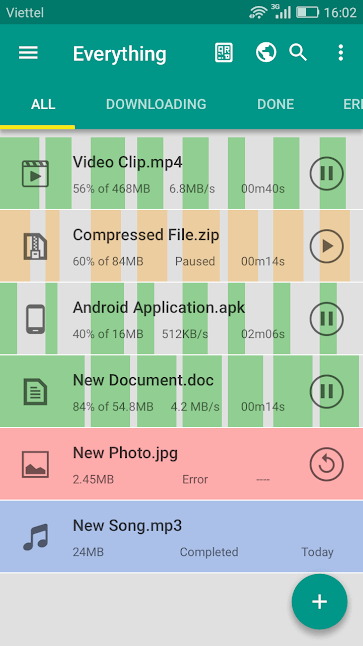 Лучшие менеджеры загрузок для Android. Download Accelerator Plus — Больше возможностей для сохранения файлов. Фото.