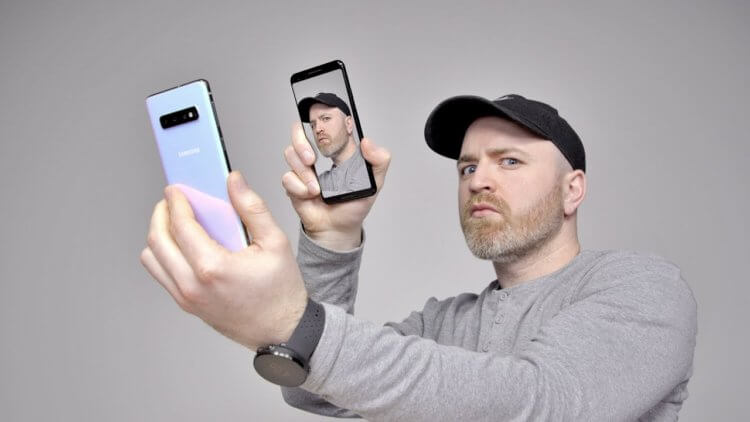 Android 10 добавляет топовому Galaxy S10 3D-разблокировку по лицу. S10 5G — единственный смартфон Samsung с трёхмерной разблокировкой по лицу. Правда, он её пока не получил. Фото.