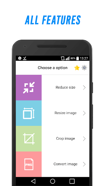 Лучшие приложения для сжатия изображений на Android. Reduce Image Size — Ничего лишнего. Фото.