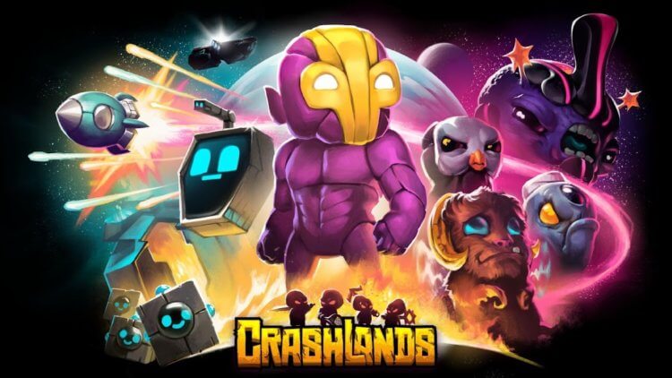 Лучшие приключенческие игры на Android. Crashlands — Вперед к звездам. Фото.