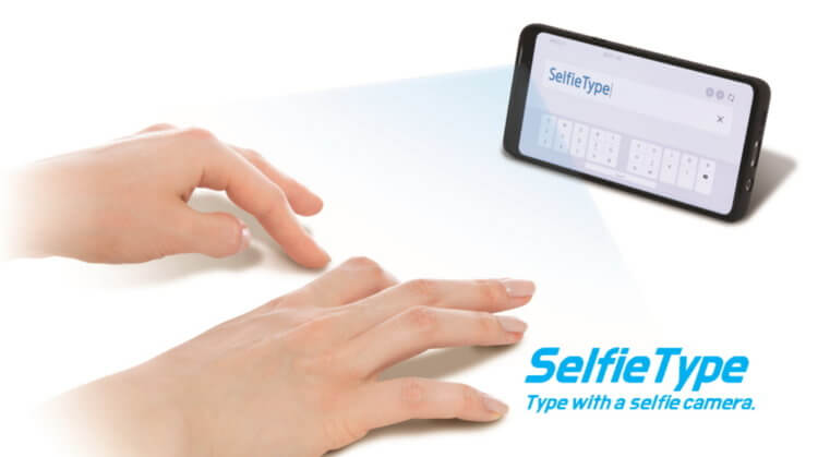 SelfieType — виртуальная клавиатура. Виртуальная клавиатура SelfieType. Фото.