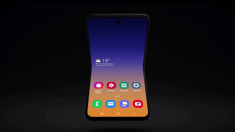 Бюджетный складной смартфон. Galaxy Fold 2 может стать самым красивым телефоном 2020 года. Фото.