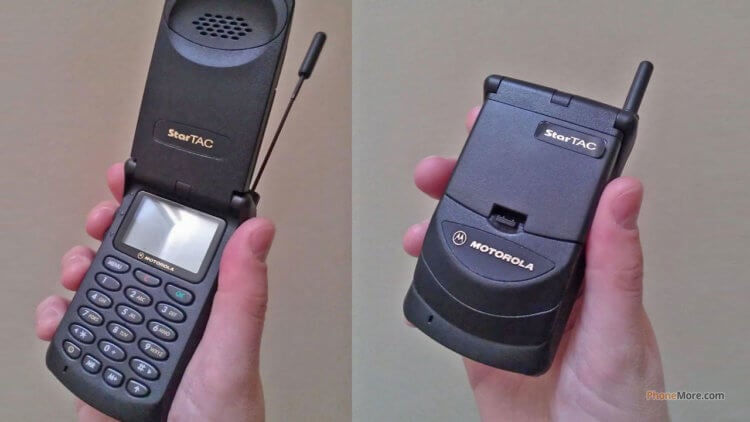 Motorola StartTAC — самый компактный. Motorola StartTAC. Фото.