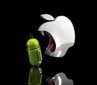 Apple против Android - фото