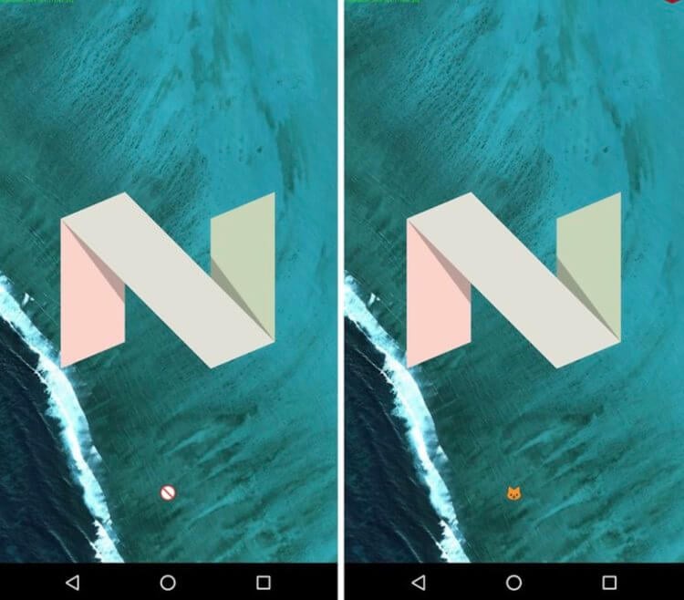 Android 7.0 Nougat. Первая часть пасхалки. Фото.