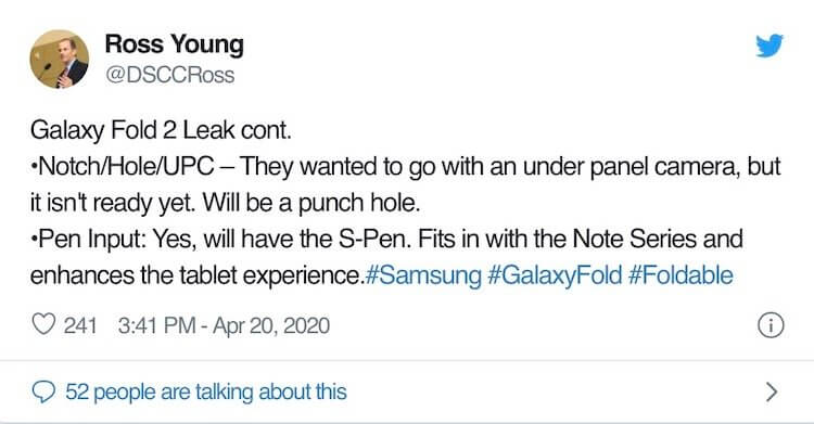 Samsung Galaxy Fold 2 будет лучше, чем мы думали