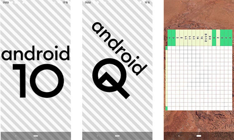Пасхалка Android 10. Можно не просто двигать цифры, а еще и открыть дополнительную игру. Фото.