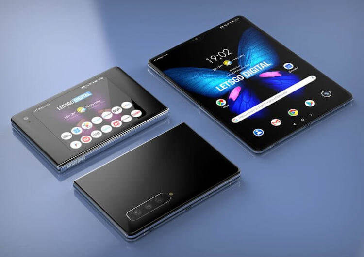 Какой будет цена Samsung Galaxy Fold 2. А если новинка будет такой? Фото.