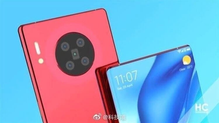 Китайцы показали концепт Huawei Mate 40. Такой телефон захотят многие