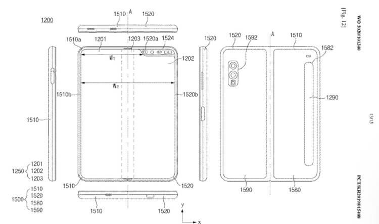 Будет ли Galaxy Fold 2 водонепроницаемым. Новый патент говорит о том, многом. Фото.