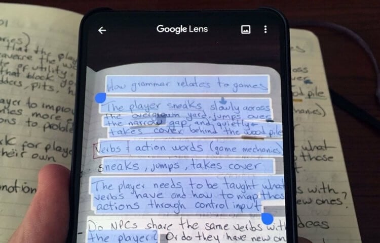 Как распознавать объектив объекты на Android. Google Объектив может распознавать даже рукописный текст. Фото.