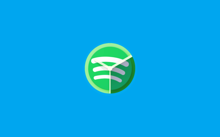 Как на Android установить музыку из Spotify на будильник. Spotify позволяет установить любой трек в качестве сигнала будильника. Фото.
