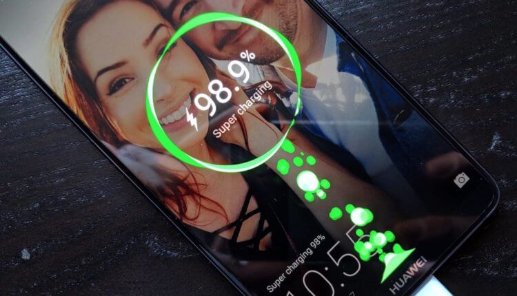 Умная зарядка Huawei. Huawei добавила в прошивку Mate 8 новый механизм умной зарядки. Фото.