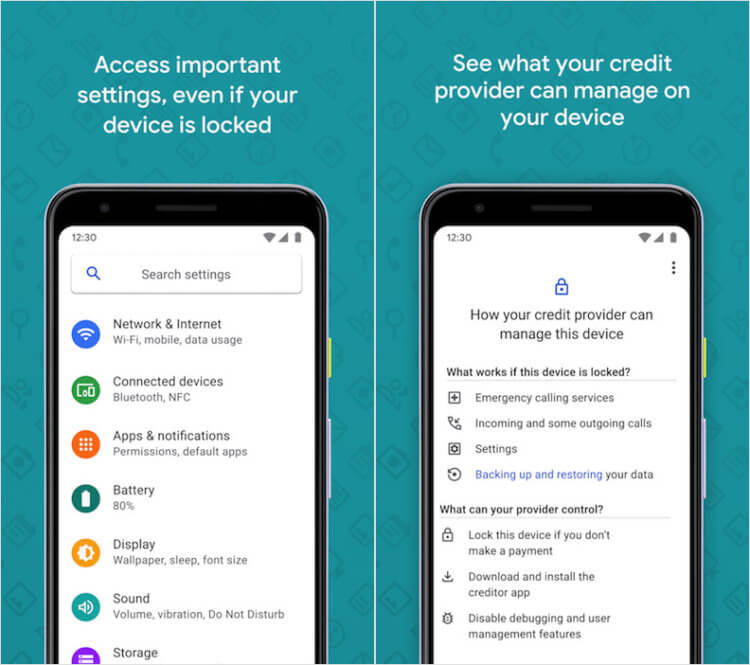 Google выпустила Android-приложение для блокировки смартфонов, за которые не платят кредит
