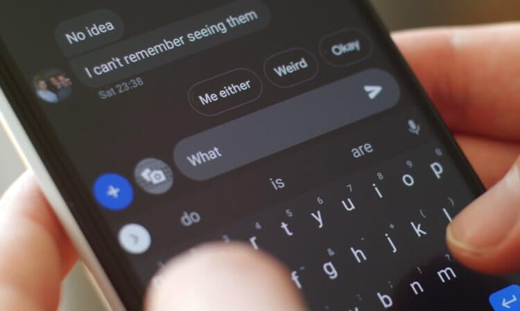 Google превратила приложение «Сообщения» в аналог iMessage для Android. В приложении «Сообщения» появилась поддержка RCS. Фото.