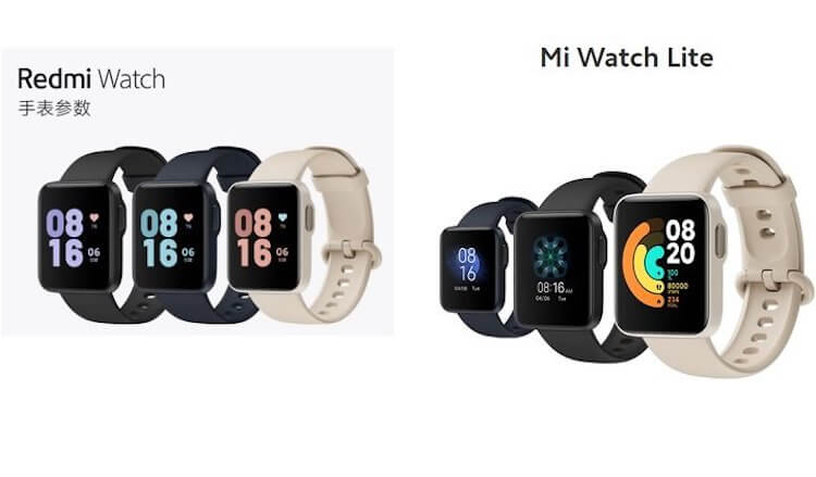 Сколько стоят Redmi Watch и Mi Watch Lite. А какие часы выбрали бы вы? Фото.