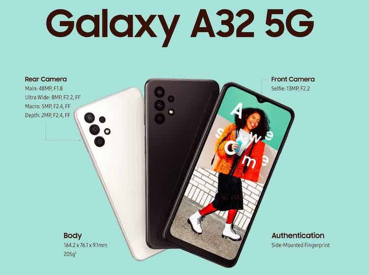 Какая камера у Samsung Galaxy A32. Основные характеристики Samsung Galaxy A32 5G. Фото.
