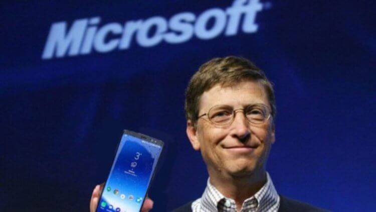Чем Android лучше iPhone. Гейтс не сказал, каким смартфоном он пользуется, но скорее всего это Samsung. Фото.