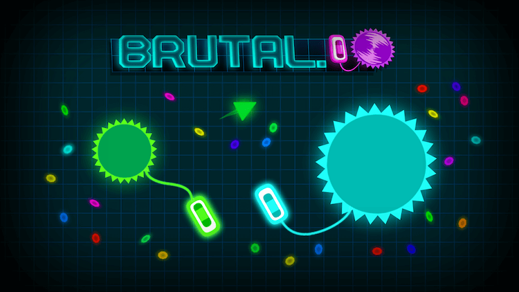 Лучшие простые игры для Android. Brutal.io — игра в стиле Agar.io. Фото.
