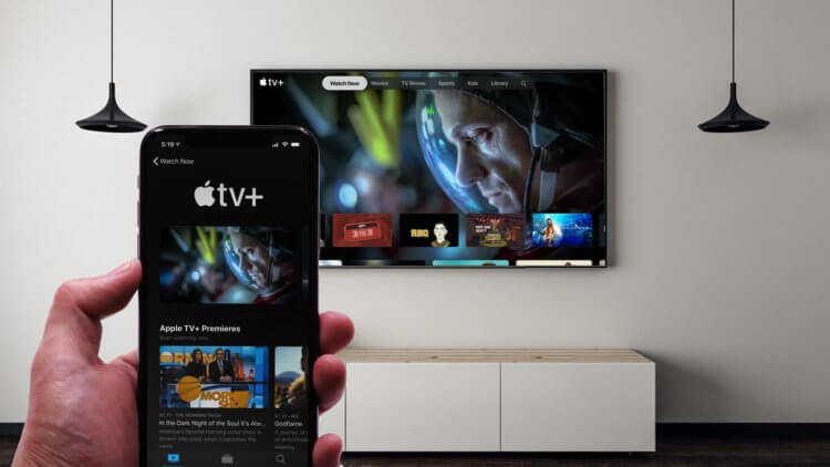 Chromecast получил поддержку Apple TV+. Apple TV+ официально заработал на Chromecast. Фото.