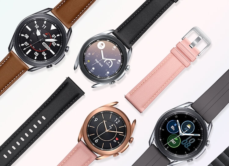 Samsung Galaxy Watch 3 — лучшие часы Samsung. Хорошо, когда можно установить на часы любой ремешок. Фото.
