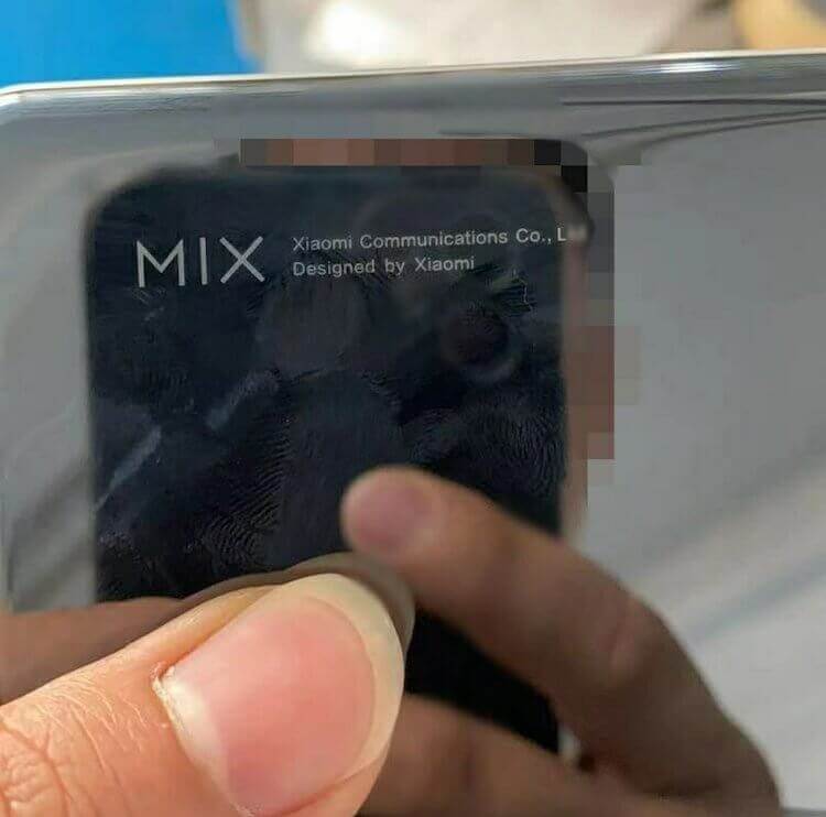 Каким будет Xiaomi Mi Mix 4. Судя по маркировке, речь идет именно о новом Mi Mix. Фото.