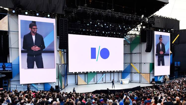 Когда будет Google I/O 2021. Традиционно в начале мероприятия выступит Сундар Пичай. Фото.