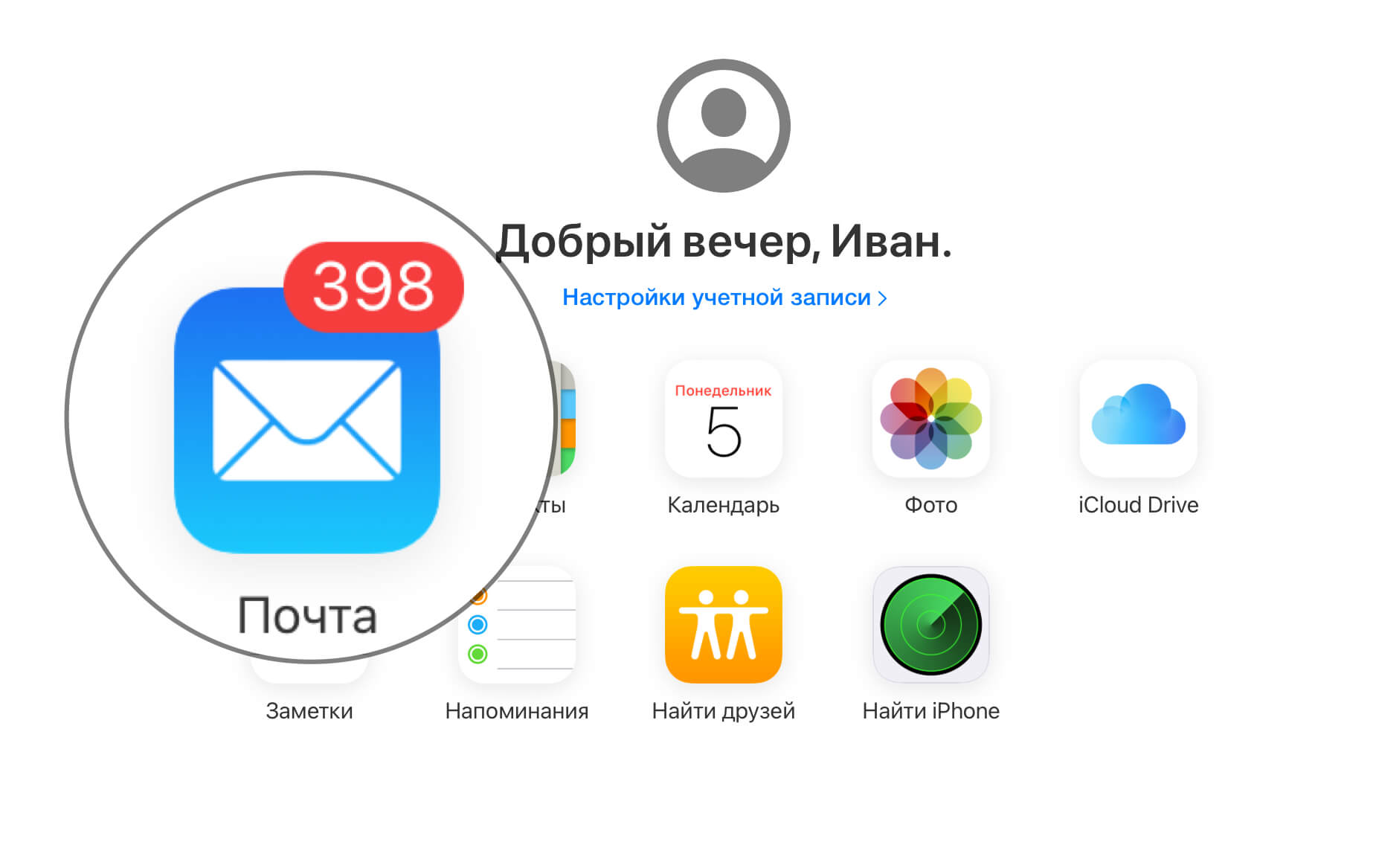 ICLOUD mail