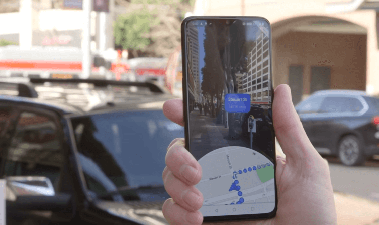 Google представила обновлённый AR-режим для Google Maps. AR-режим в Google Maps станет лучше и удобнее. Фото.