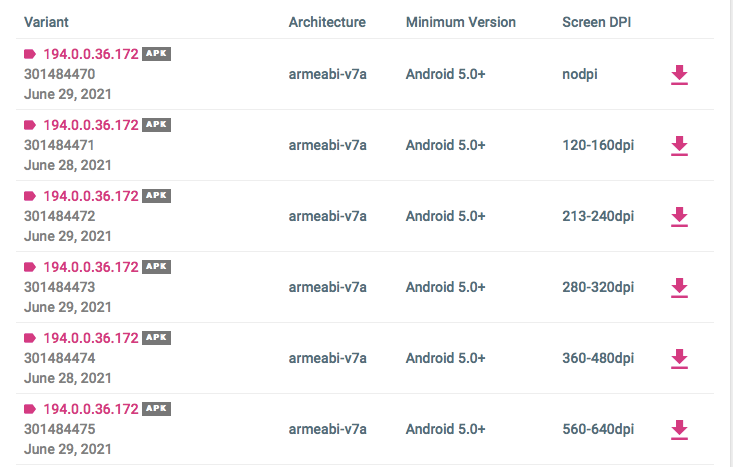 Как установить Android App Bundle. Посмотрите, сколько APK-файлов у Instagram. Их все заменяет один пакет AAB. Фото.