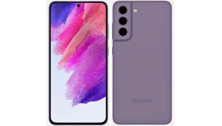 Новые цвета Samsung. Фиолетовый Galaxy S21 FE. Фото.