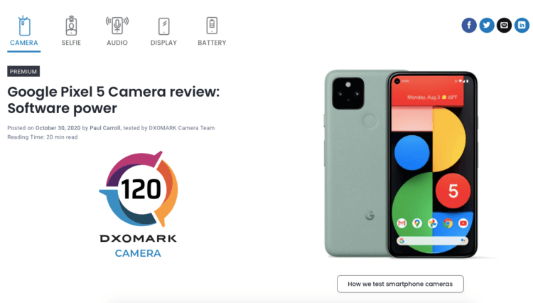 Проблемы Google Pixel. Pixel 5 занимает в рейтинге DxOMark только 24 место. Не тянет на камерофон, как по мне. Фото.