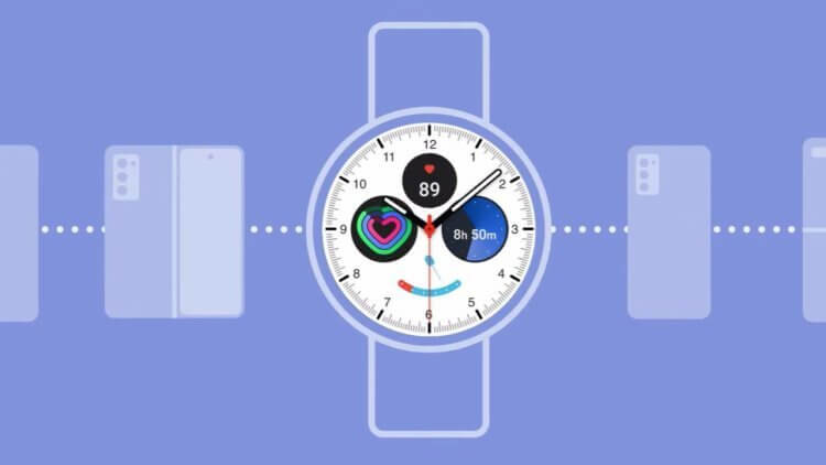 OS для часов Google от Samsung. One UI Watch построена вокруг глубокой взаимной интеграции со смартфоном. Фото.