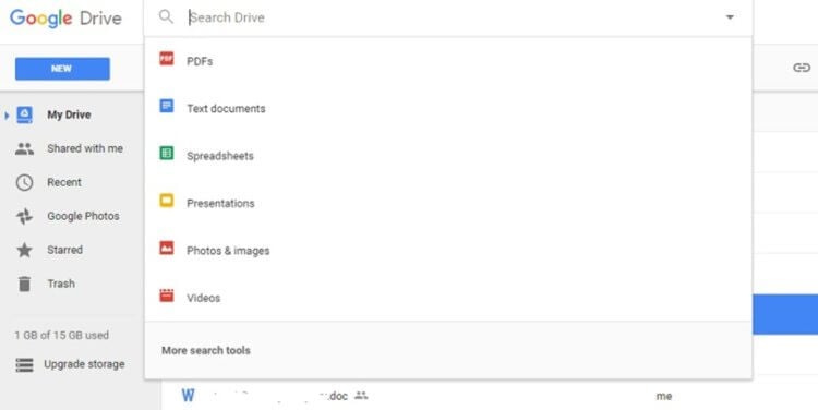 Почему я отказался от 100 ГБ облака Mail.ru и выбрал Google Drive. Отличный поиск в Google Drive. Фото.