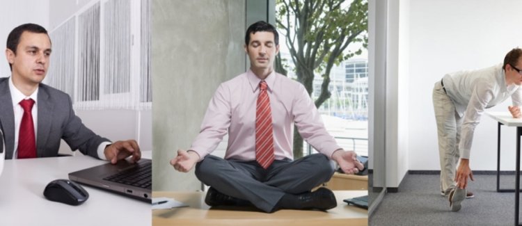 Как пользоваться гаджетами и при этом сохранить здоровье? Медитировать в перерывах — то, что нам нужно! Фото.