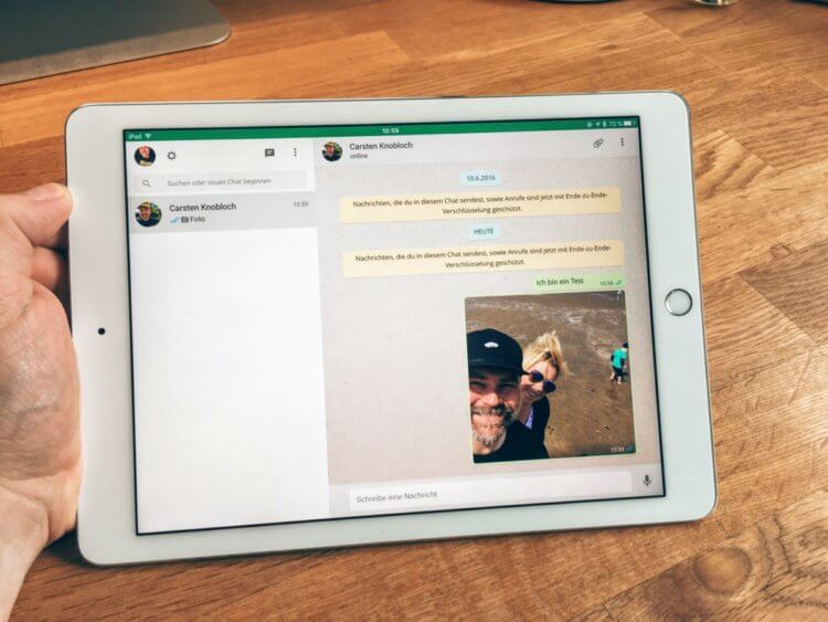 Приложения для iOS и Android. WhatsApp для iPad выйдет как раз к совершеннолетию наших внуков. Фото.