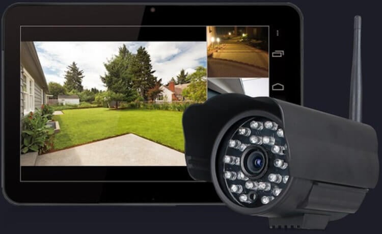 Камера наблюдения из телефона или планшета. Планшет можно использовать как камеру видеонаблюдения. Фото.