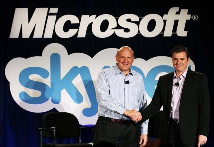 Мнение: Почему умер Skype. Начало конца: Microsoft покупает Skype. Фото.