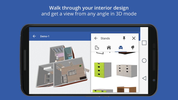 Дизайн интерьера ИКЕА. Интерфейс приложения IKEA. Фото.